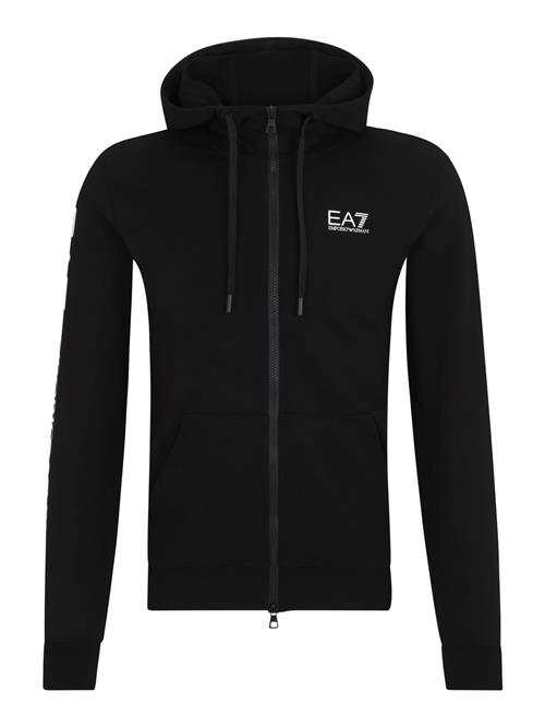 EA7 Emporio Armani Sweatjakke  sort / hvid