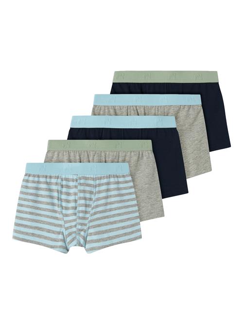 NAME IT Underbukser  natblå / lyseblå / grå-meleret / grøn