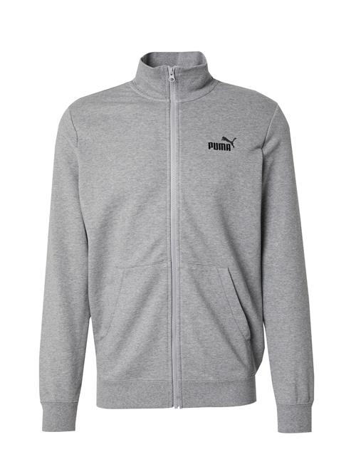 PUMA Sportssweatjakke 'Essentials No. 1'  grå / sort