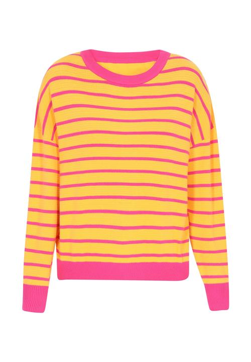 swirly Pullover  orange / pink