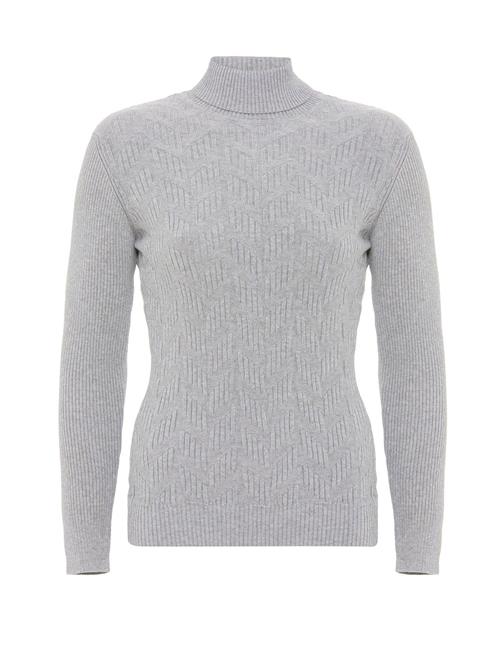 Jacey Quinn Pullover  grå-meleret