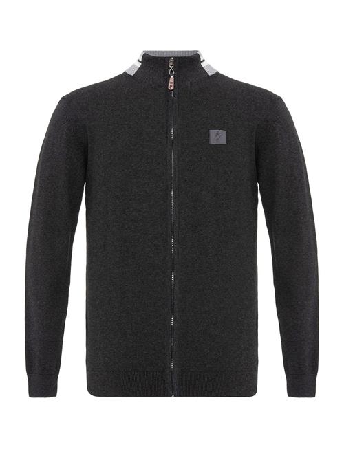 Jacey Quinn Cardigan  antracit / lysegrå / hvid