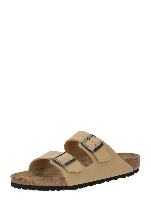BIRKENSTOCK Pantoletter 'Arizona Birkibuc'  creme