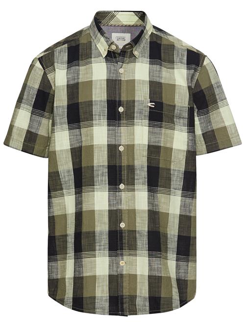 CAMEL ACTIVE Skjorte  oliven / pastelgrøn / sort