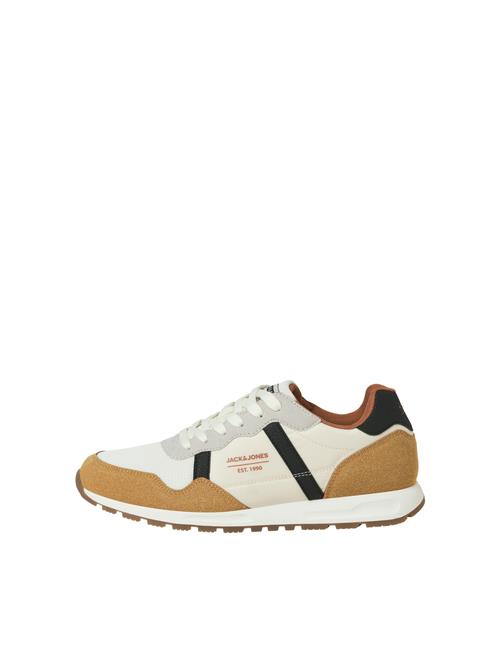 JACK & JONES Sneaker low 'JFWHARROW'  pueblo / lysegrå / sort / hvid