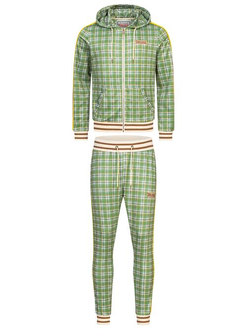 LONSDALE Joggingdragt 'Littlestone'  gul / grøn / hvid