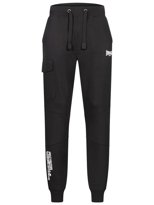 LONSDALE Bukser 'Tweedmouth'  sort / hvid