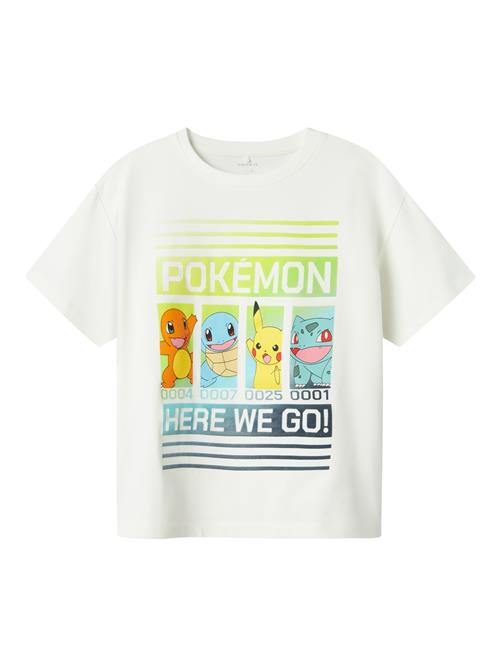 NAME IT Shirts 'NKMMABR POKEMON'  lyseblå / gul / kiwi / hvid