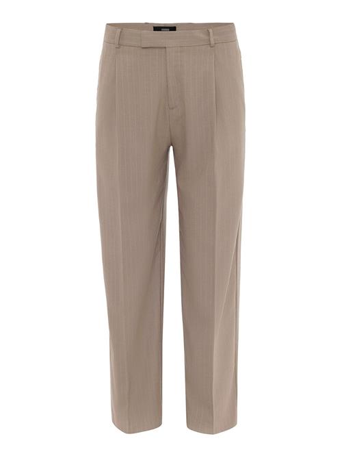 Antioch Bukser med lægfolder  brokade / offwhite