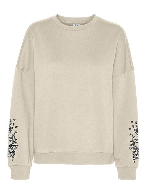 VERO MODA Sweatshirt 'VMKarol'  beige / navy