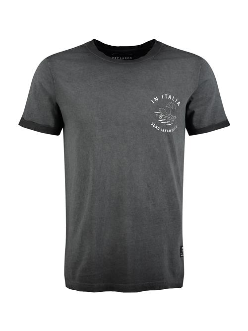 Key Largo Bluser & t-shirts 'Pazzo'  antracit / sort / hvid
