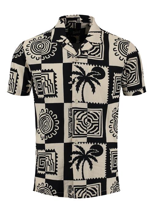Key Largo Skjorte  beige / sort