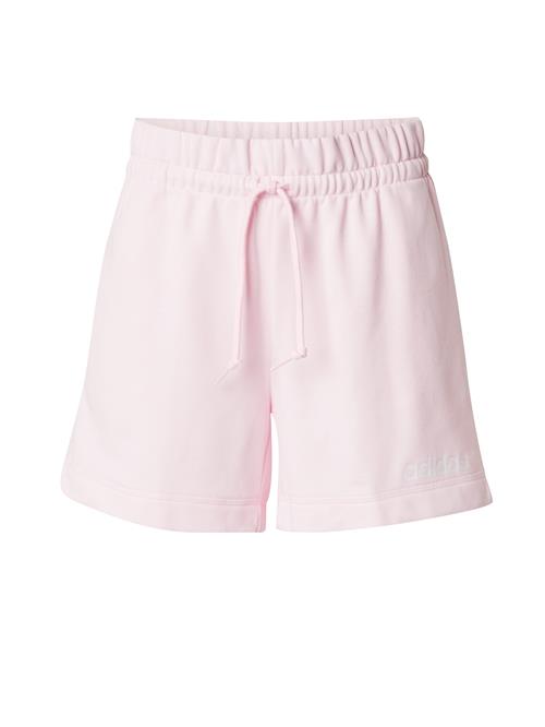 ADIDAS SPORTSWEAR Sportsbukser 'Essentials'  rosé / hvid