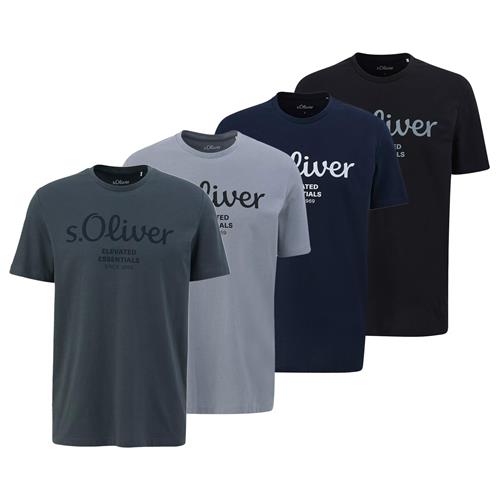 s.Oliver Bluser & t-shirts  mørkeblå / antracit / lysegrå / hvid