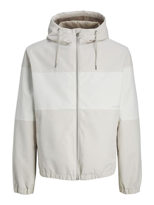 JACK & JONES Overgangsjakke  lysegrå / hvid