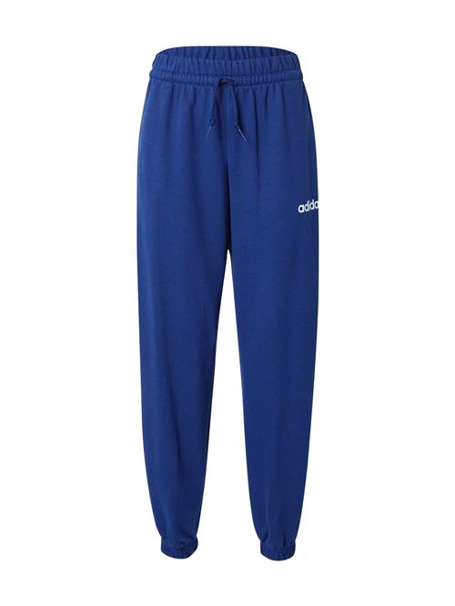 ADIDAS SPORTSWEAR Sportsbukser 'Essentials'  mørkeblå / hvid