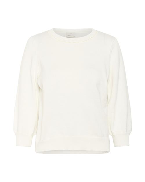 Kaffe Pullover  hvid / perlehvid
