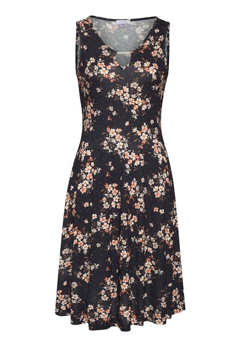 LASCANA Sommerkjole  creme / lyseorange / sort