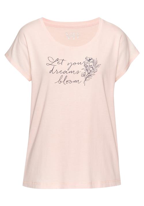 VIVANCE Soveskorte  pastelpink / sort