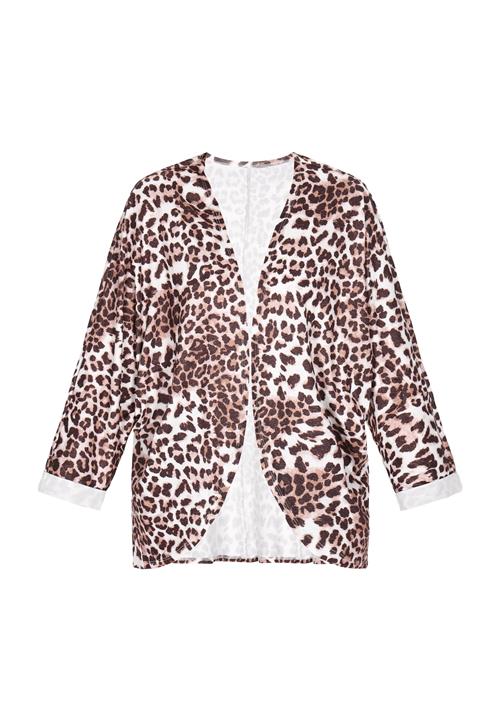 ebeeza Cardigan  brun / hvid