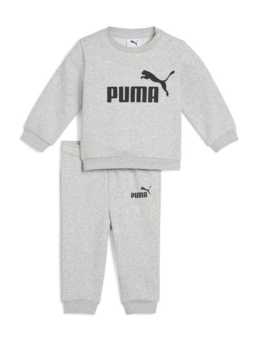 PUMA Joggingdragt 'Essentials'  grå-meleret / sort