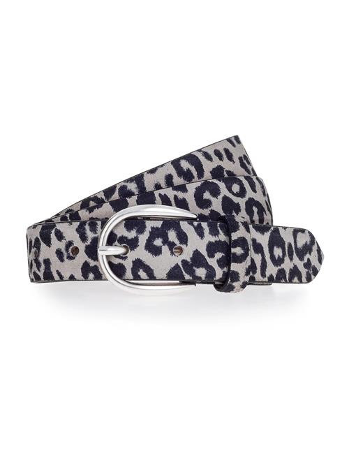 VANZETTI Bælte 'Wild West Inspired'  lysegrå / sort