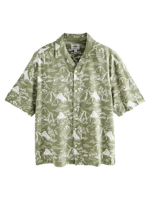 Next Skjorte  grøn / offwhite