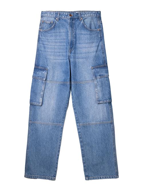 Bershka Cargojeans  blue denim