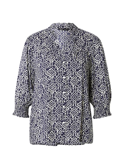 ONLY Bluse 'ONLRaya'  natblå / hvid