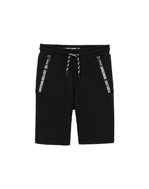 WE Fashion Bukser  sort / hvid