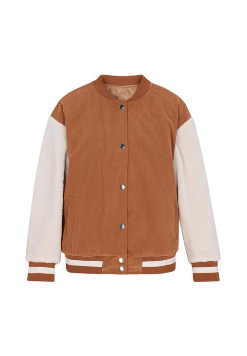 swirly Overgangsjakke  creme / brun