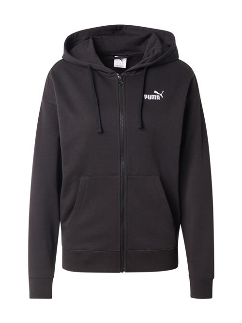 PUMA Sportssweatjakke 'Ess No. 1'  sort / offwhite