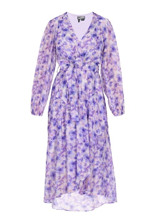 DreiMaster Vintage Kjole  lyselilla / pudder / hvid