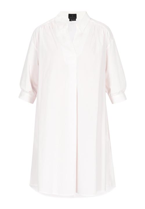 DreiMaster Klassik Blusekjole  hvid