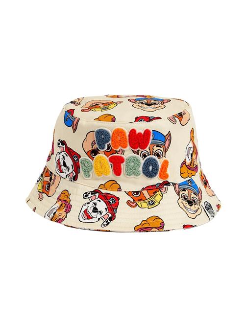 Next Hat  creme / orange / rød / hvid