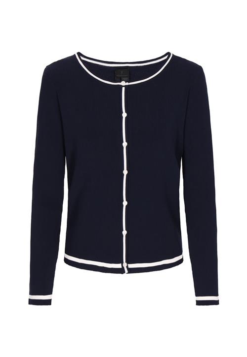 DreiMaster Klassik Cardigan  navy / hvid