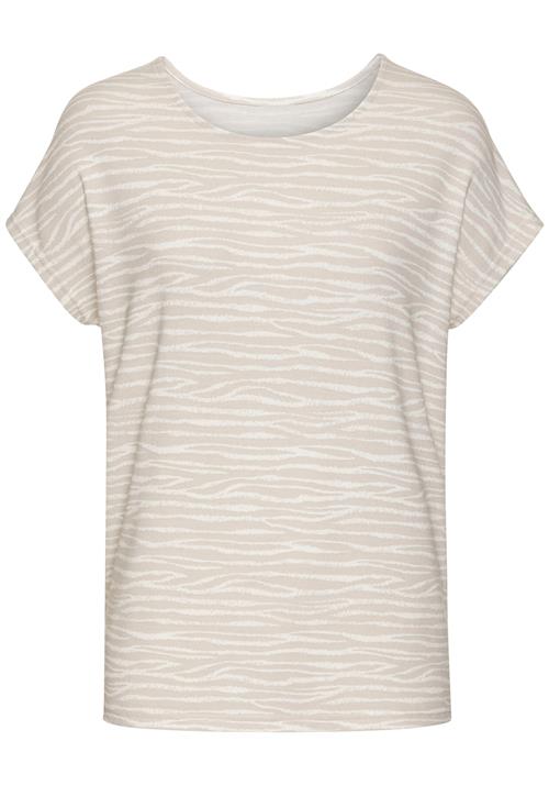 LASCANA Shirts  sand / hvid