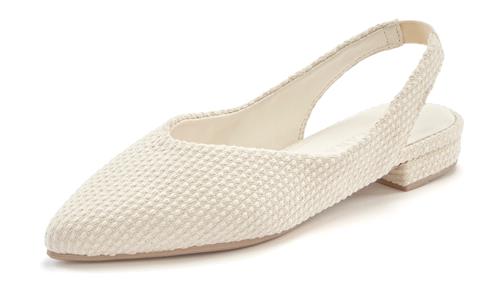 LASCANA Ballerinasko med rem  beige