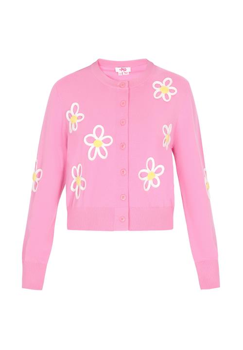 MYMO Cardigan  gul / lyserød / hvid