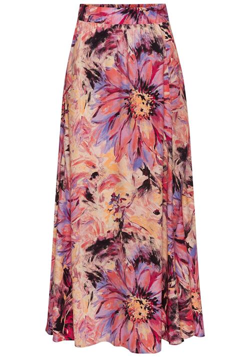 LASCANA Nederdel  lilla / orange / pink / pudder