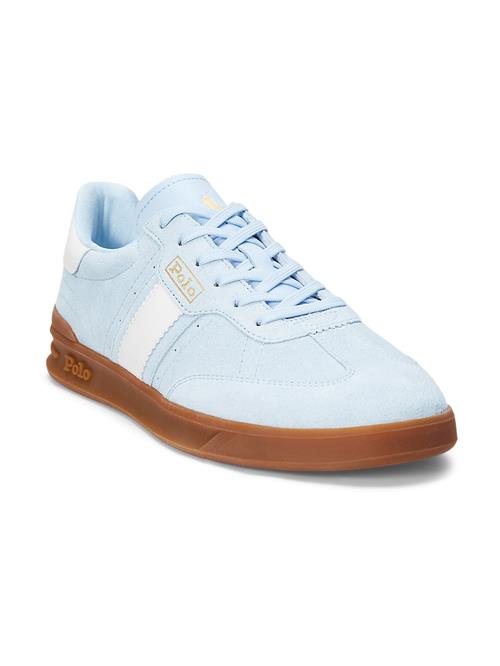 Polo Ralph Lauren Sneaker low 'AERA'  lyseblå / guld / hvid