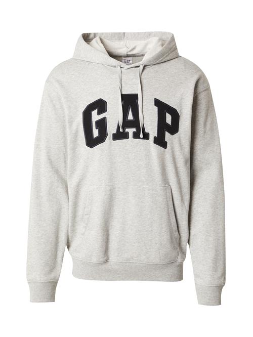 GAP Sweatshirt 'HERITAGE'  grå-meleret / sort