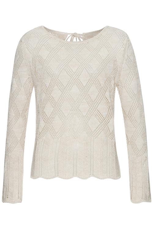 LASCANA Pullover  guld / hvid