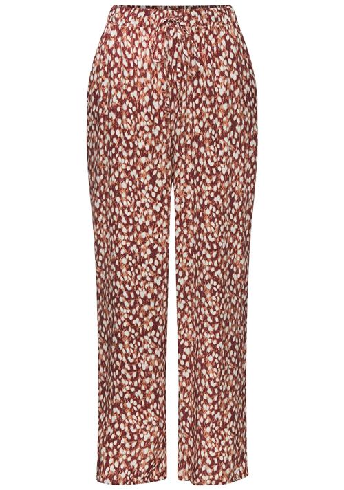 VIVANCE Bukser  rustbrun / orange / hvid