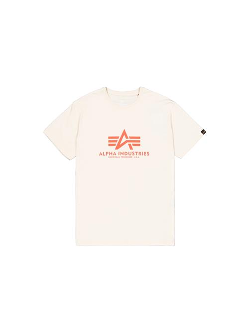 ALPHA INDUSTRIES Bluser & t-shirts 'Carbon'  orange / hvid