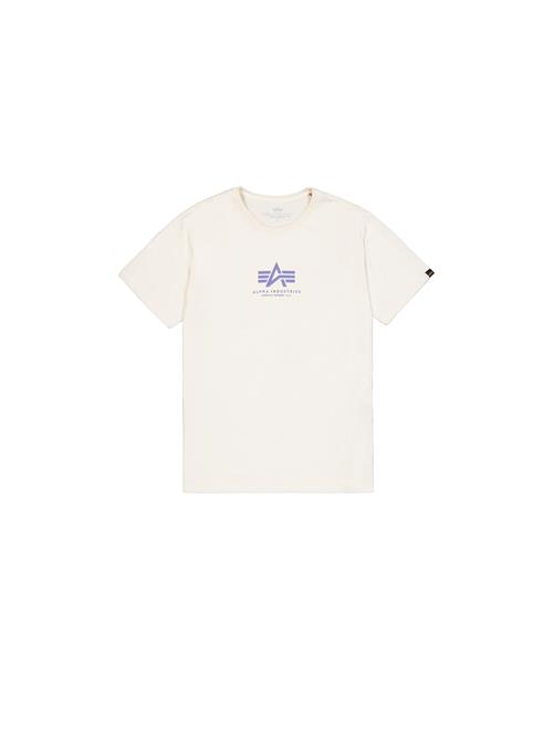 ALPHA INDUSTRIES Bluser & t-shirts  violetblå / hvid