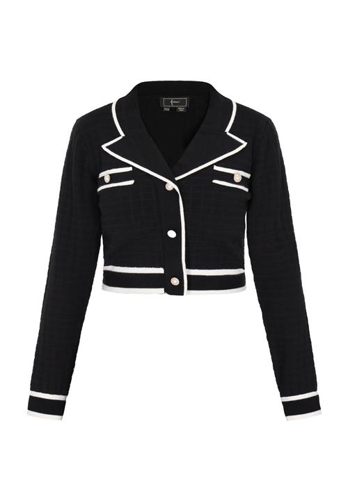 faina Cardigan 'Fashion Look'  sort / hvid