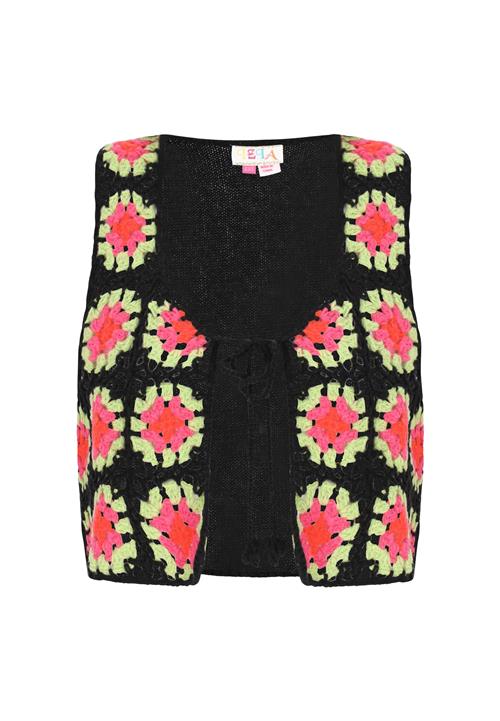 IZIA Strikvest  lysegrøn / rød / sort