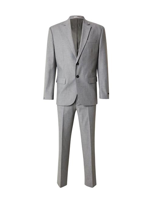 JACK & JONES Jakkesæt 'JPRTheo'  grå-meleret