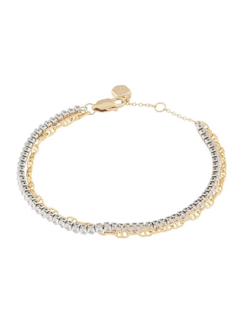 FOSSIL Kæde 'Heritage'  guld / sølv